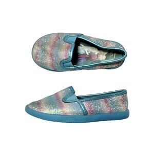 Disney Frozen Slip On Sparkle Shoes Size 7.5